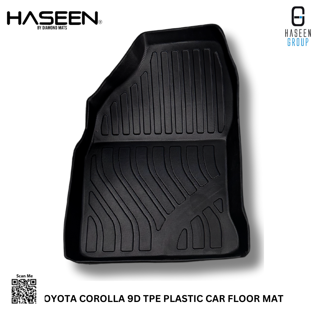 TOYOTA COROLLA 2014-PRESENT PLASTIC HEAVY DUTY 9D FLOOR MAT