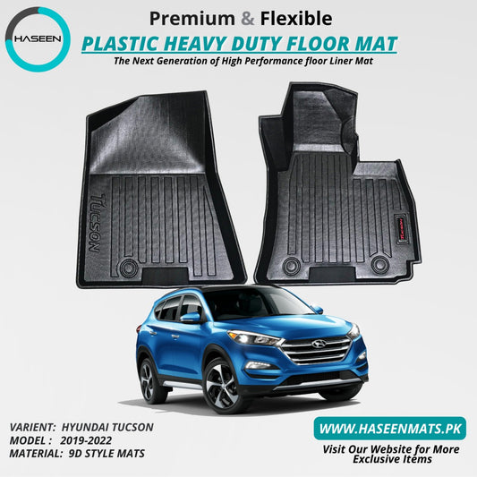 HYUNDAI TUCSON 2020-2024 PLASTIC HEAVY DUTY 9D FLOOR MAT