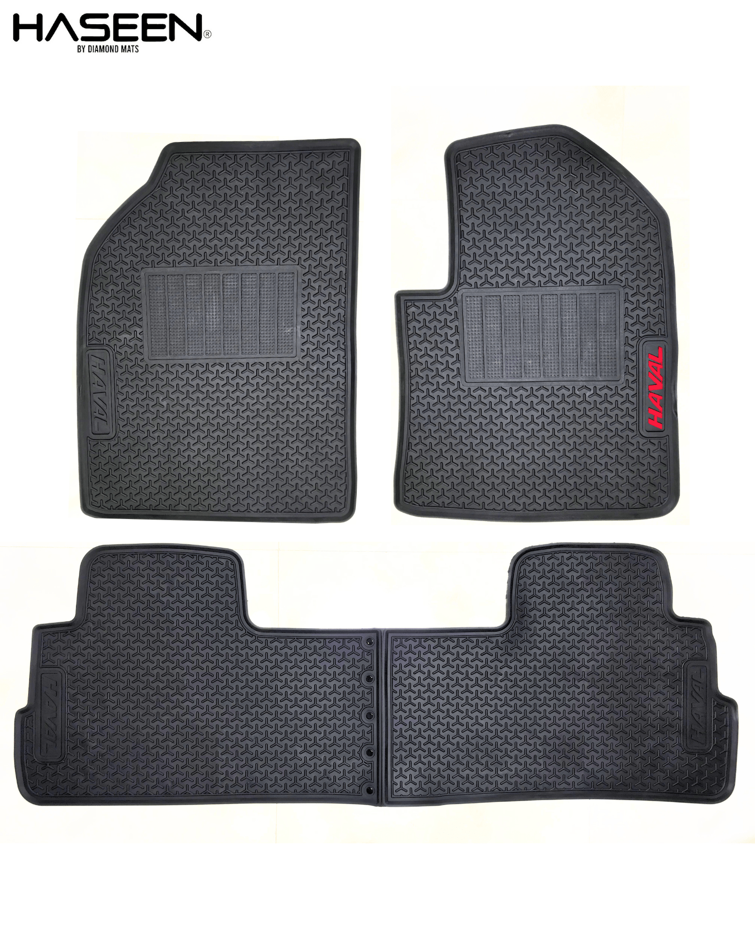 GMW HAVAL H6 2022 - 2024 NEW PREMIUM LATEX PVC CAR FLOOR MAT - haseenmats.pk