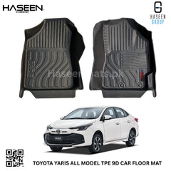 TOYOTA YARIS SEDAN 9D TPE PLASTIC FLOOR MATS