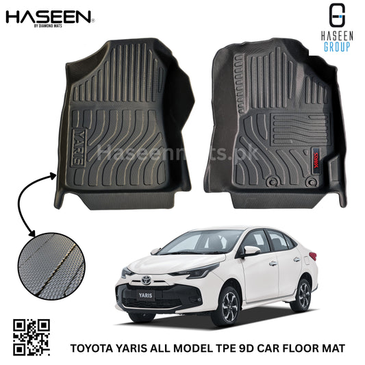 TOYOTA YARIS SEDAN 9D TPE PLASTIC FLOOR MATS