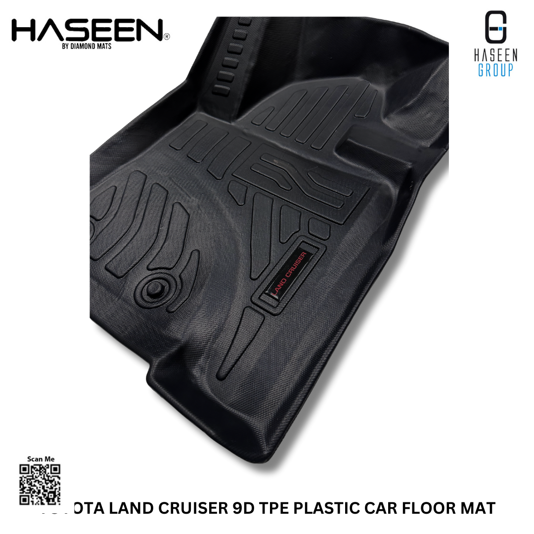 TOYOTA LAND CRUISER NEW LUXURY STYLE PLASTIC HEAVY DUTY 9D FLOOR MAT