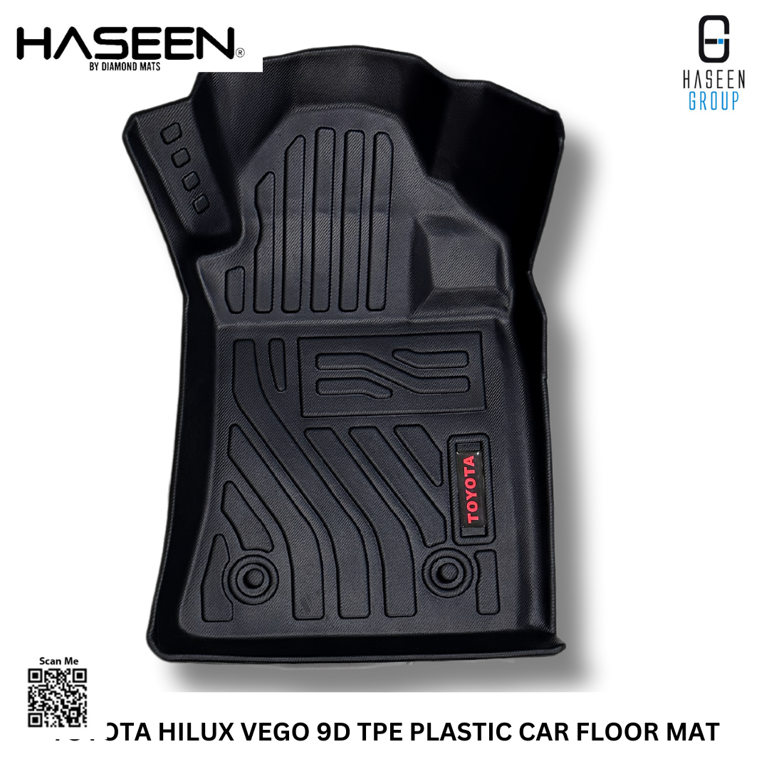 TOYOTA HILUX NEW LUXURY STYLE PLASTIC HEAVY DUTY 9D FLOOR MAT