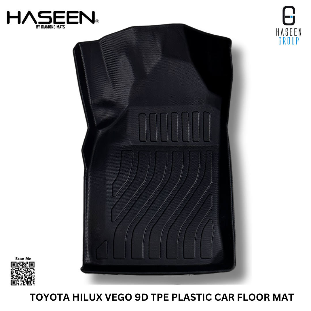 TOYOTA HILUX NEW LUXURY STYLE PLASTIC HEAVY DUTY 9D FLOOR MAT