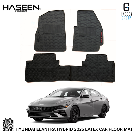 HYUNDAI ELANTRA HYBRID 2025 LATEX RUBBER CAR FLOOR MAT