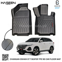 CHANGAN OSHAN X7 7 SEATER 9D TPE PLASTIC HEAVY DUTY CAR FLOOR MAT