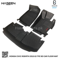 HONDA CIVIC REBIRTH 2013-2015 9D TPE PLASTIC FLOOR MATS