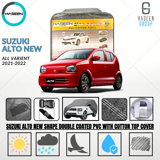 SUZUKI ALTO 2019-PRESENT DOUBLE COAT PVC WITH COTTON CAR COVER