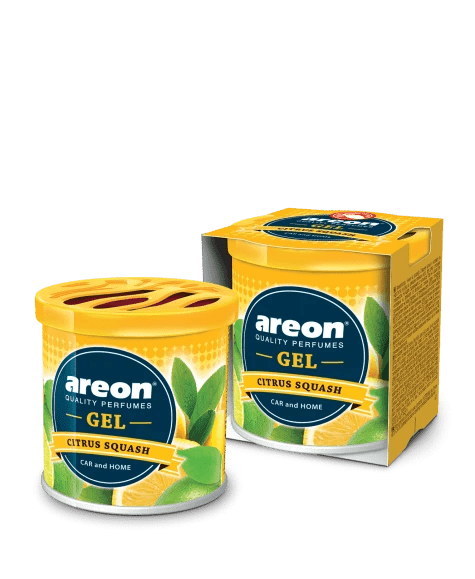 AREON GEL - CITRUS SQUASH - GEL PERFUME FOR CARS & OFFICE - haseenmats.pk