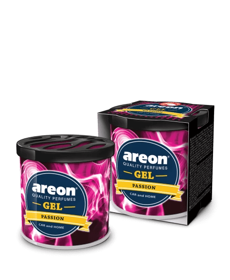 AREON GEL - PASSION - GEL PERFUME FOR CARS & OFFICE - haseenmats.pk