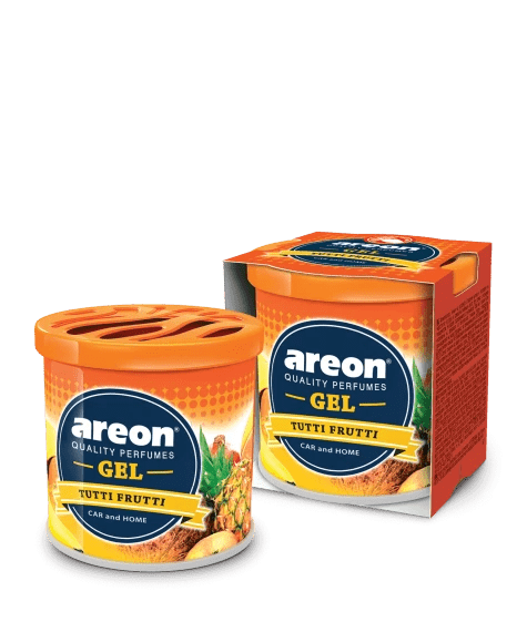 AREON GEL - TUTTI FRUITI - GEL PERFUME FOR CARS & OFFICE - haseenmats.pk