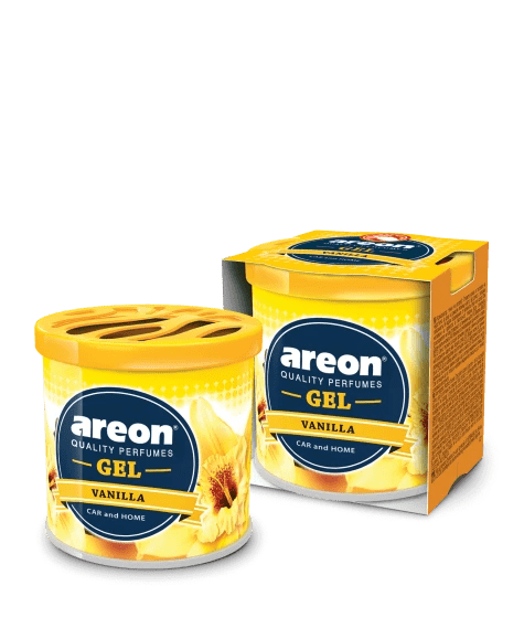 AREON GEL - VANILLA - GEL PERFUME FOR CARS & OFFICE - haseenmats.pk