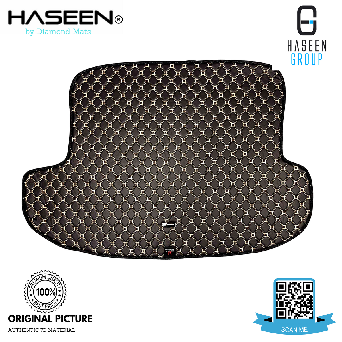 HONDA BRV 2014-PRESENT LUXURY 7D FLAT TRUNK MAT SERIES