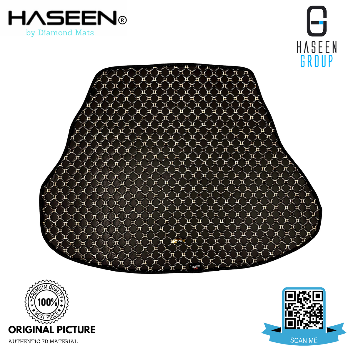 HONDA CITY 2009-2020 LUXURY 7D FLAT TRUNK MAT SERIES