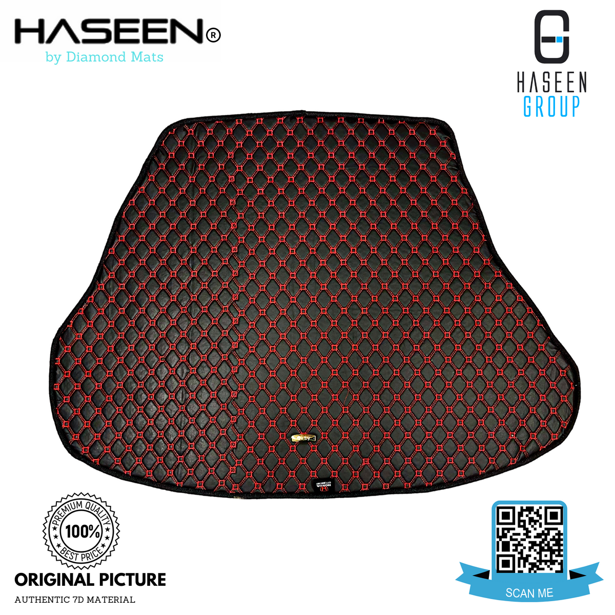 HONDA CITY 2009-2020 LUXURY 7D FLAT TRUNK MAT SERIES