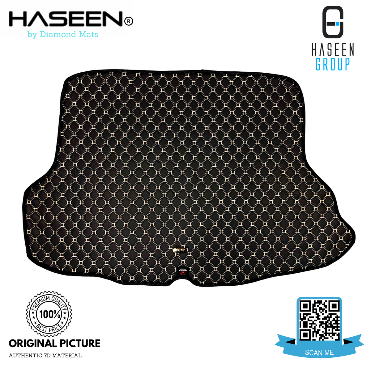 HONDA CITY 2021-2024 LUXURY 7D FLAT TRUNK MAT SERIES