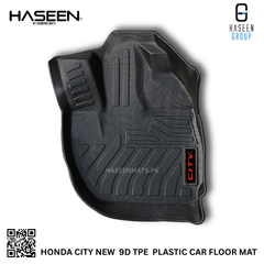 All-weather luxury 9D TPE floor mats for Honda City new model – custom fit design