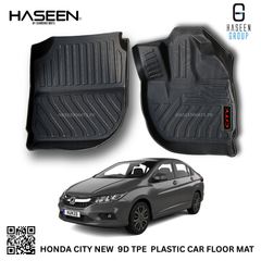 Luxury 9D TPE plastic floor mat for Honda City new model – stylish and durable car interior protection