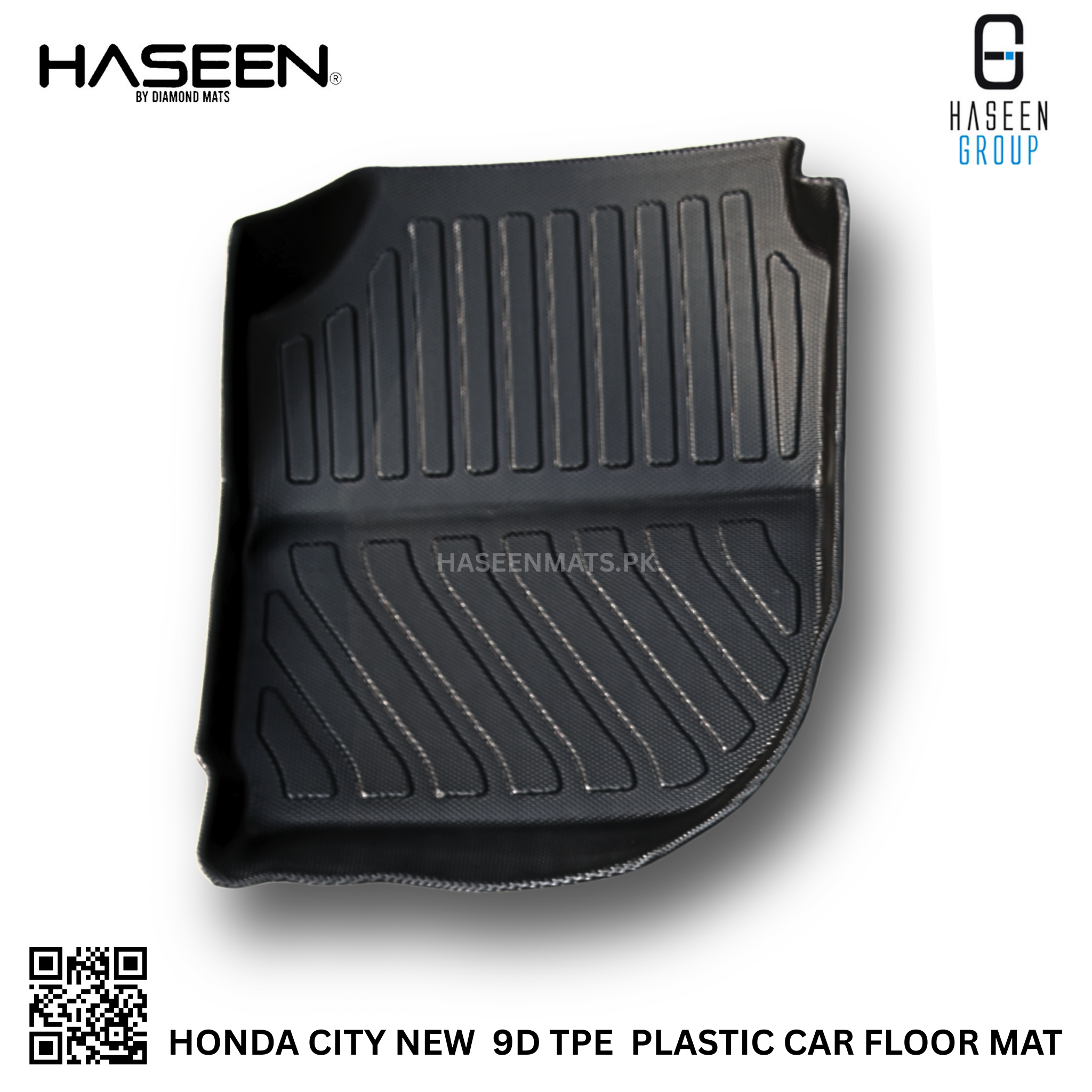 Premium 9D TPE luxury floor mat set for Honda City latest model – complete interior coverage