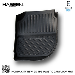 Premium 9D TPE luxury floor mat set for Honda City latest model – complete interior coverage