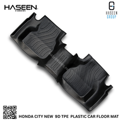 Custom fit Honda City new model luxury 9D TPE plastic car mats – elegant and long lasting
