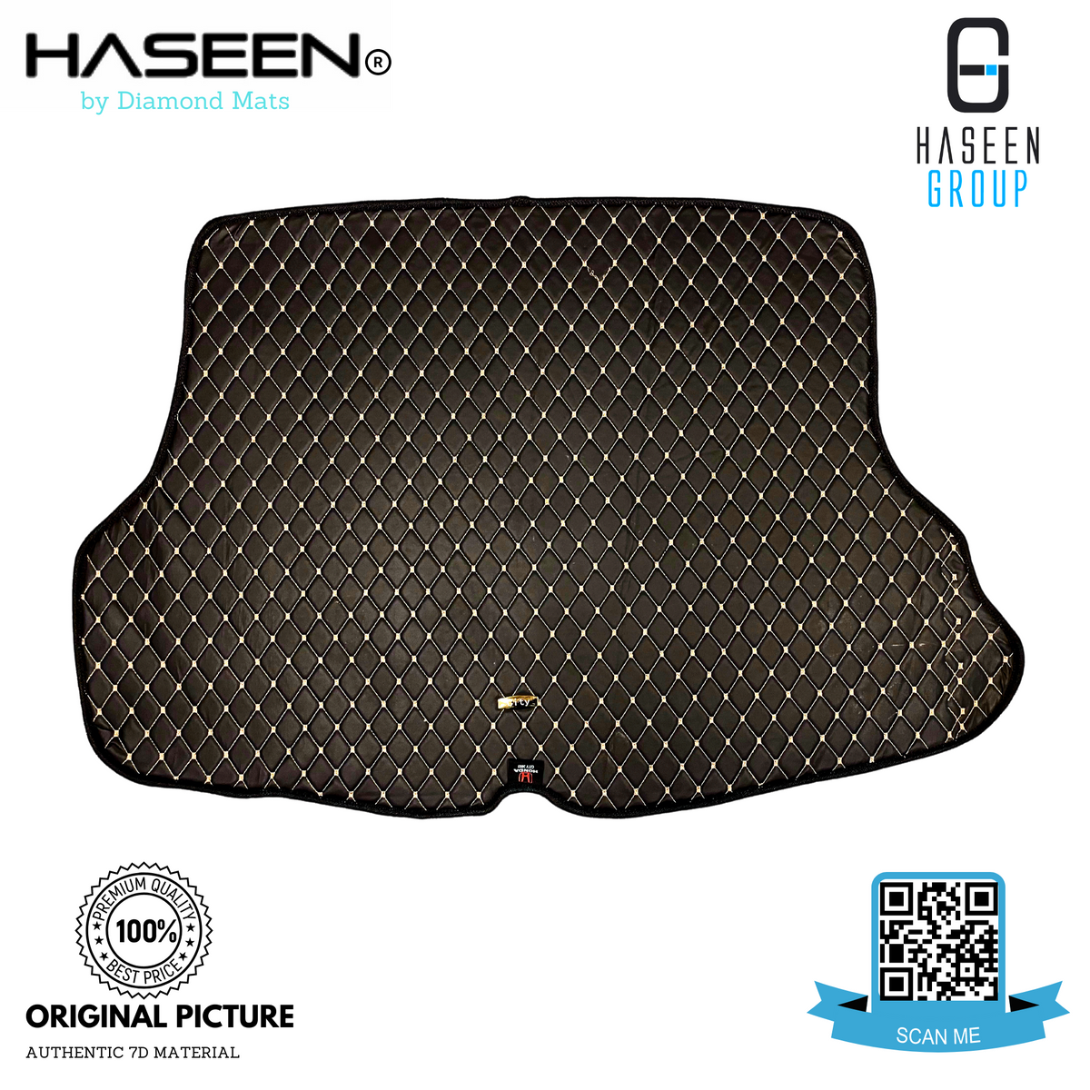 HONDA CITY 2021-2024 LUXURY 7D FLAT TRUNK MAT SERIES