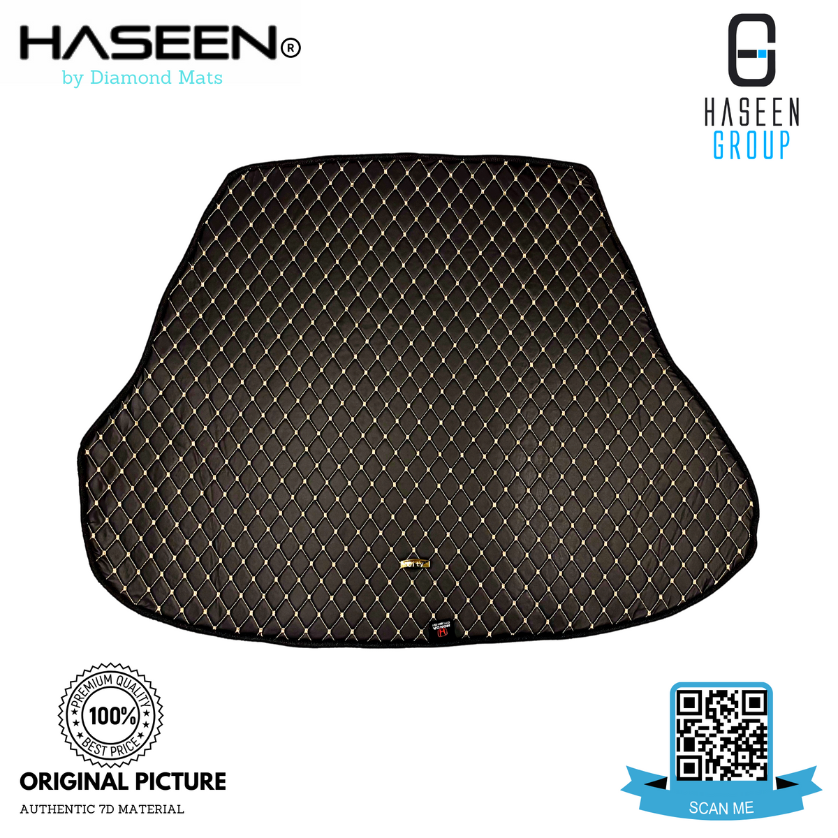 HONDA CITY 2009-2020 LUXURY 7D FLAT TRUNK MAT SERIES