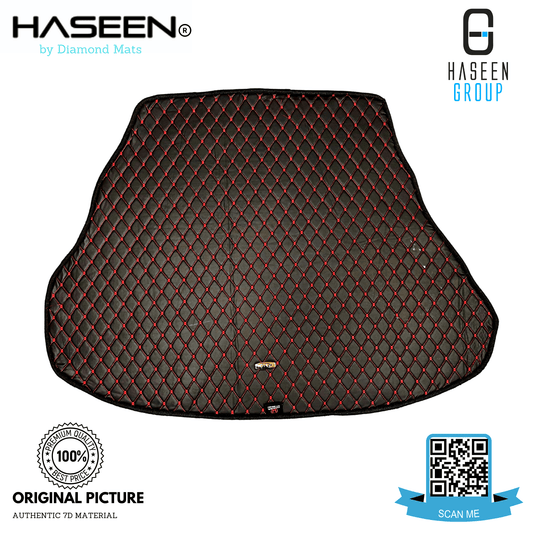 HONDA CITY 2009 - 2020 LUXURY 7D FLAT TRUNK MAT SERIES - haseenmats.pk