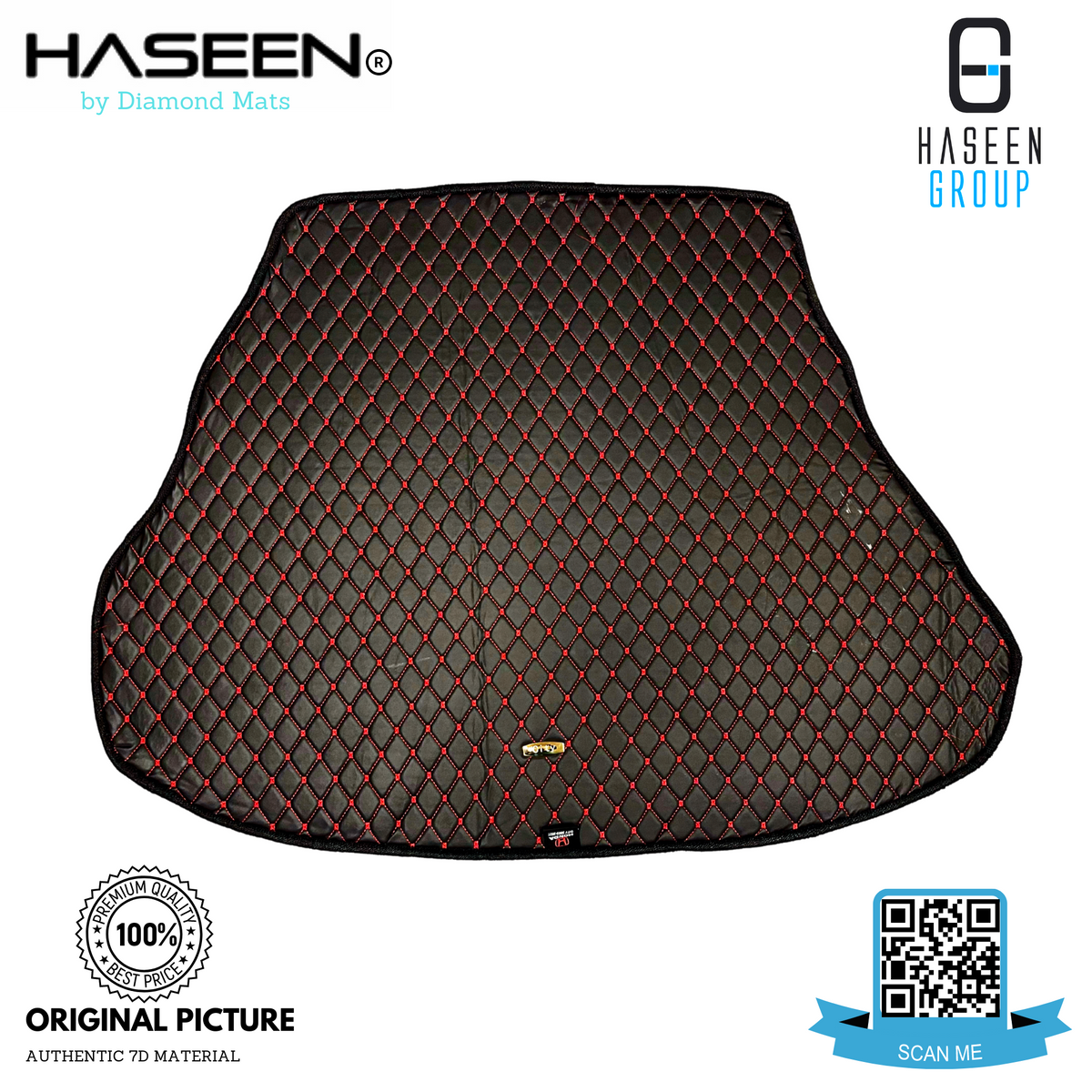 HONDA CITY 2009-2020 LUXURY 7D FLAT TRUNK MAT SERIES