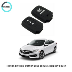 HONDA CIVIC X 2016-2021 (3) BUTTON PVC SILICON KEY COVERS