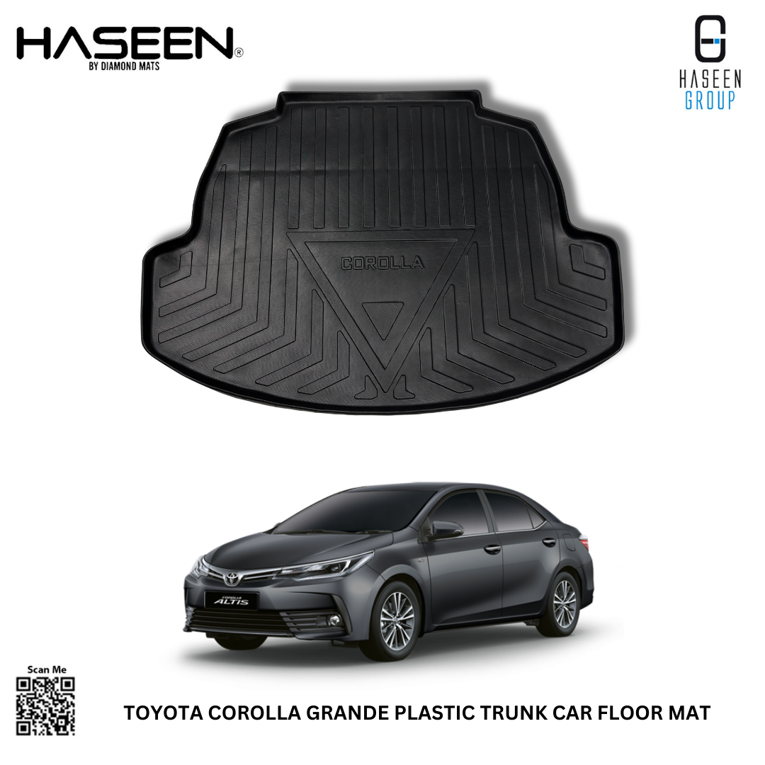 TOYOTA COROLLA 2014-PRESENT CAR TRUNK PLASTIC MAT