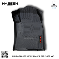Custom fit Honda Civic RS 9D TPE mats – stylish and durable car floor protection