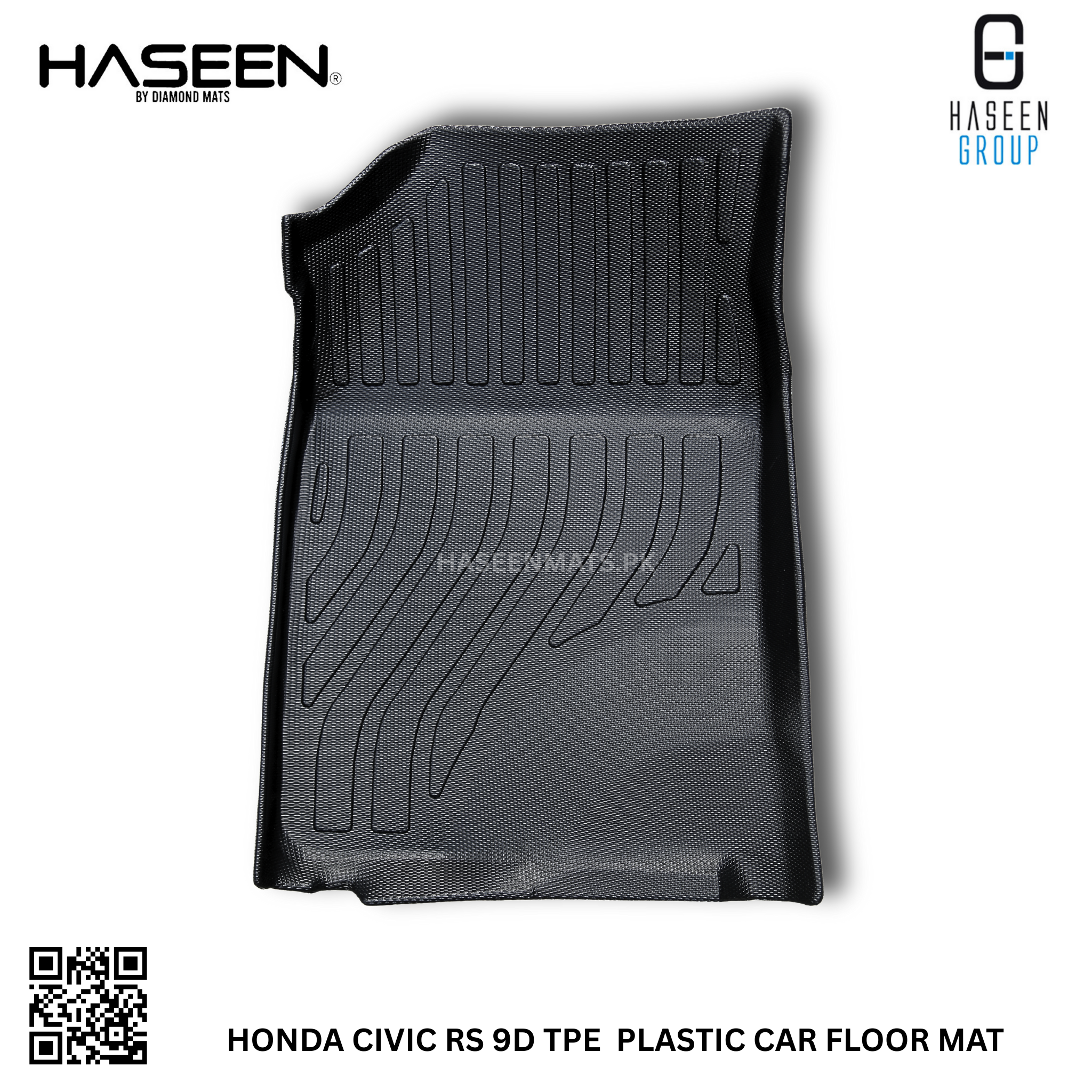 Honda Civic RS waterproof luxury 9D TPE mats – easy to clean and anti-slip