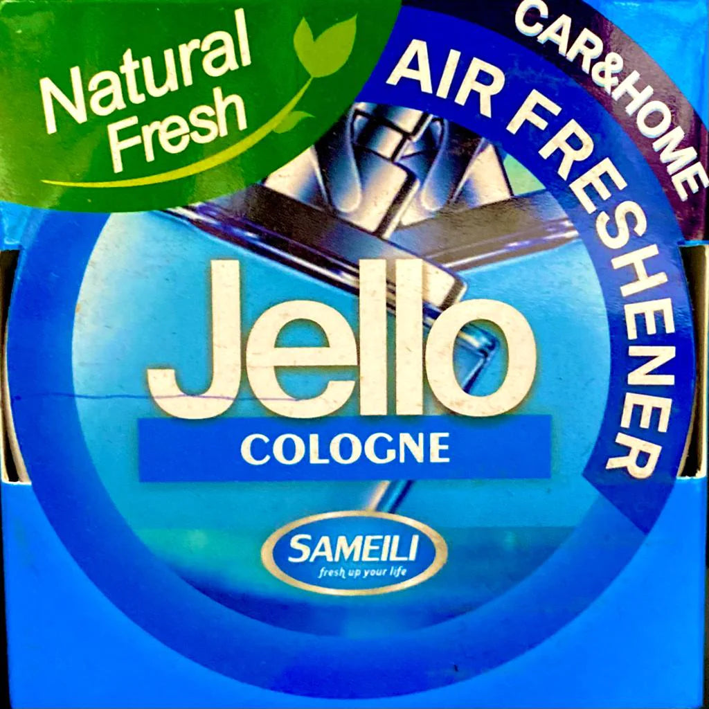 JELLO GEL - COLOGNE - GEL PERFUME FOR CARS & OFFICE