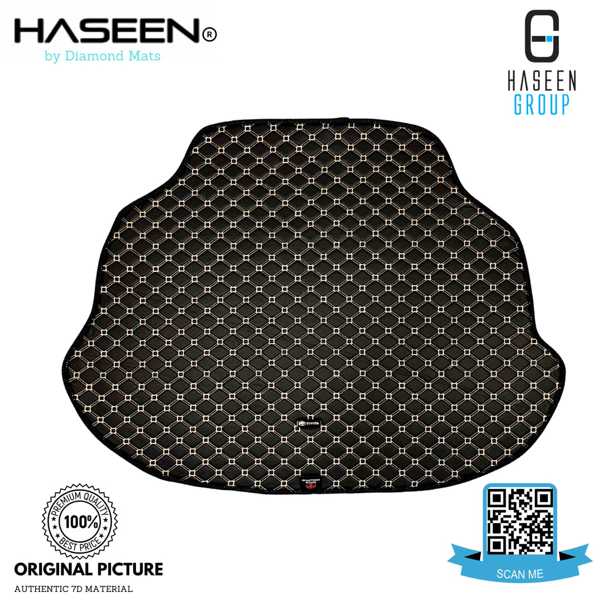 TOYOTA COROLLA 2014-PRESENT LUXURY 7D FLAT TRUNK MAT SERIES