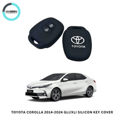 TOYOTA COROLLA 2014-2024 (2) BUTTON PVC SILICON KEY COVERS