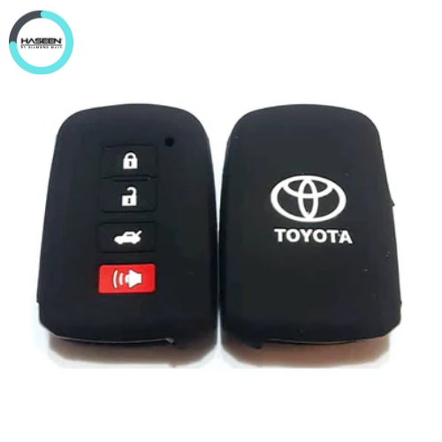 TOYOTA COROLLA 2014-2024 (4) BUTTON PVC SILICON KEY COVERS