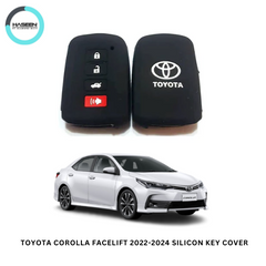 TOYOTA COROLLA 2014-2024 (4) BUTTON PVC SILICON KEY COVERS