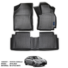 TOYOTA COROLLA 2014-PRESENT PLASTIC HEAVY DUTY 9D FLOOR MAT