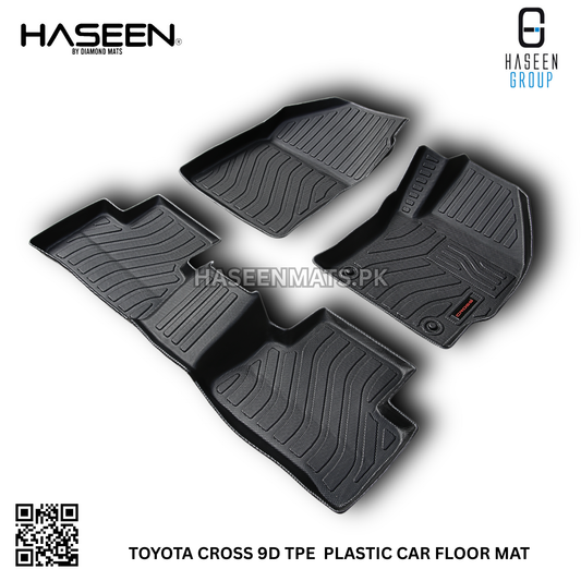 TOYOTA CROSS 9D TPE PLASTIC HEAVY DUTY CAR FLOOR MAT