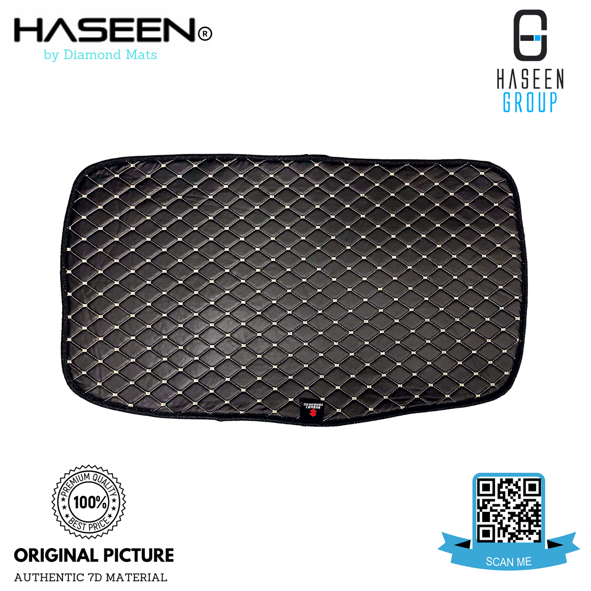 SUZUKI CULTUS 2017-PRESENT LUXURY 7D FLAT TRUNK MAT SERIES