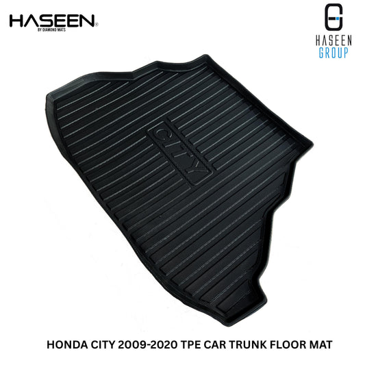 HONDA CITY 2009-2020 TPE PLASTIC TRUNK FLOOR MAT