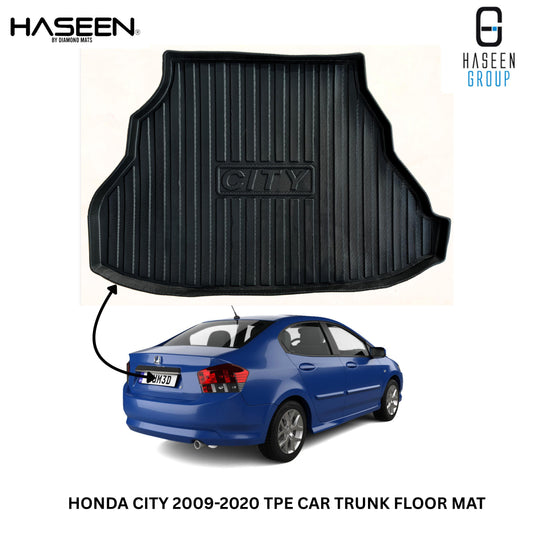 HONDA CITY 2009-2020 TPE PLASTIC TRUNK FLOOR MAT