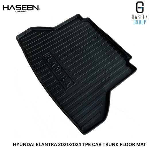 HYUNDAI ELANTRA 2021-2024 TPE PLASTIC CAR FLOOR TRUNK MAT