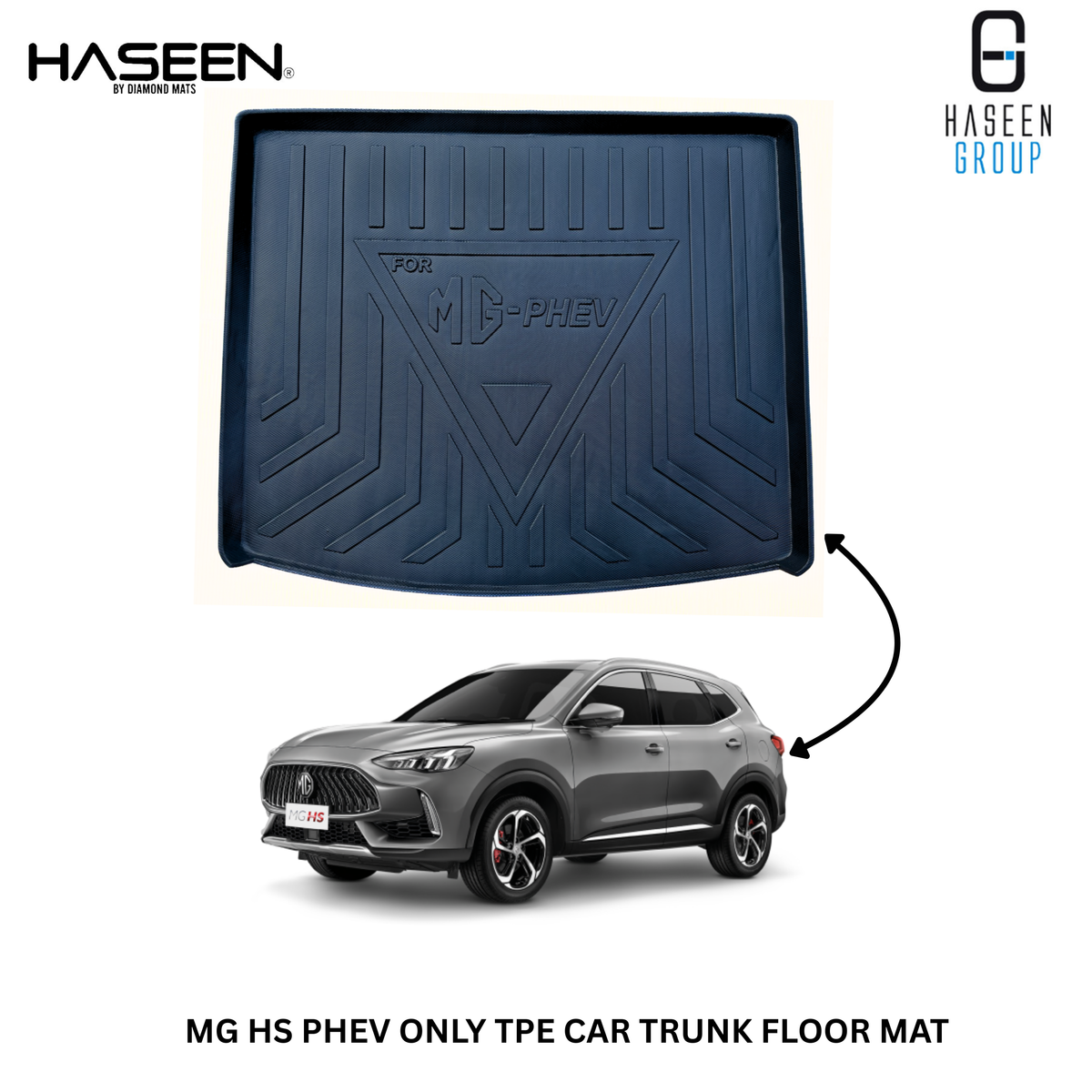 MG HS PHEV 2025 TPE PLASTIC CAR TRUNK MAT