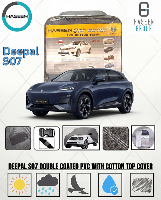 * Deepal S07 waterproof car cover for outdoor all weather protection
* Custom fit Deepal S07 car cover with UV and dust protection
* Premium Deepal S07 SUV cover for rain sun and scratches
* Heavy duty car cover designed for Deepal S07 electric SUV
* Breathable Deepal S07 outdoor car cover for daily protection
* Silver Deepal S07 full body car cover for outdoor parking
* Deepal S07 EV car cover with heat resistant waterproof fabric
* Indoor and outdoor Deepal S07 car protection cover
* Deepal S07 accessory 