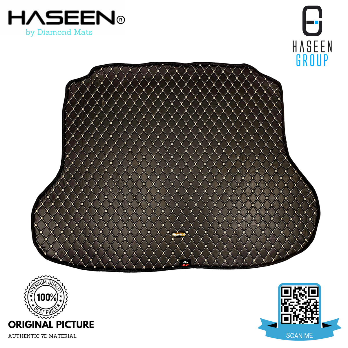 HYUNDAI ELANTRA 2021-2024 LUXURY 7D FLAT TRUNK MAT SERIES