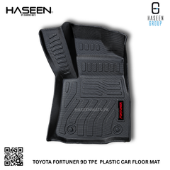 TOYOTA FORTUNER 9D TPE PLASTIC HEAVY DUTY CAR FLOOR MAT