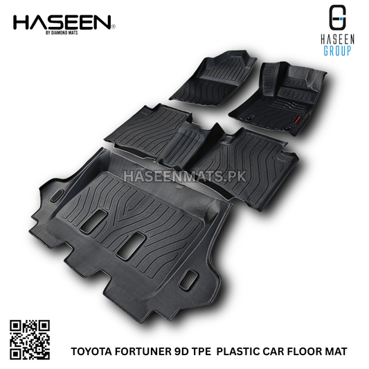 TOYOTA FORTUNER 9D TPE PLASTIC HEAVY DUTY CAR FLOOR MAT