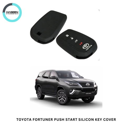 TOYOTA FORTUNER 2014-2024 PUSH START PVC SILICON KEY COVERS